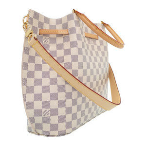 Louis Vuitton Girolata White Azur Bag Damier